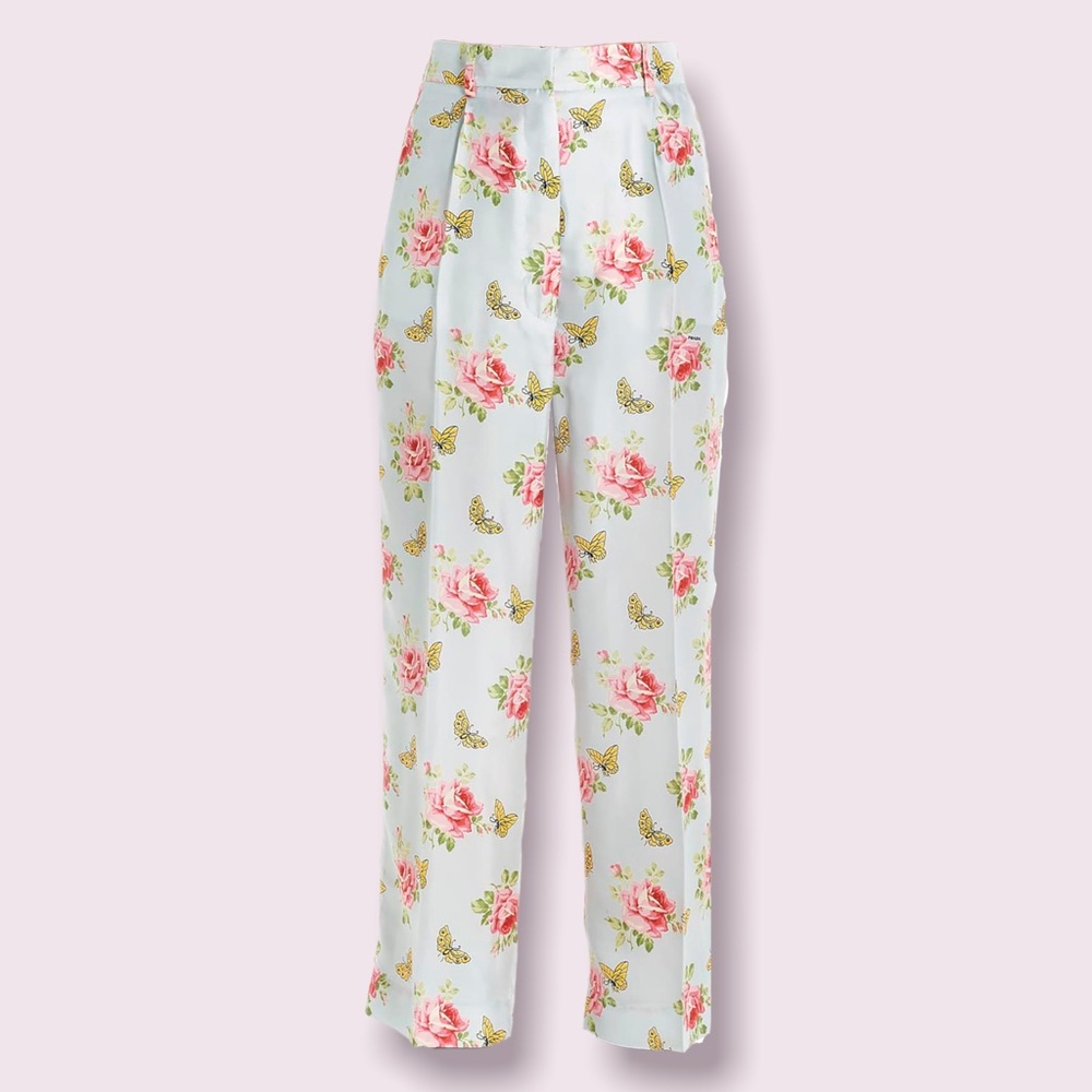 Prada Resort 2020 Butterfly Trousers